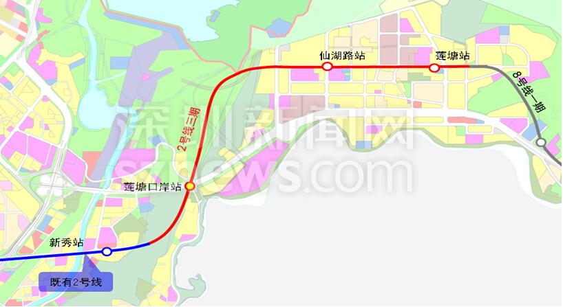 深圳地鐵2號線東延段（站點、線路圖、開通時間、最新消息）