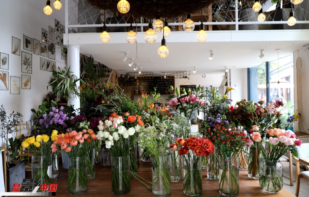 從決定從事鮮花這個行業(yè)以來，王黎媛花了很多的時間和精力去學(xué)習(xí)花藝，不斷提高自己的專業(yè)水平。而在小店的選址、裝修和布置方面，王黎媛同樣花費了不少心思，“希望我的小店和鮮花一樣，是有溫度的、鮮活的。”另外，小小的花店也藏著大大的夢想，“我們云南鮮花很多，但真正做成品牌的卻很少，這是非?？上У?。我希望把我的店做成品牌，不光能扎根昆明，還能落地到云南的其他城市，甚至省外的城市。”圖為王黎媛的花店一角。新華網(wǎng) 周亞平/攝 念新洪/文